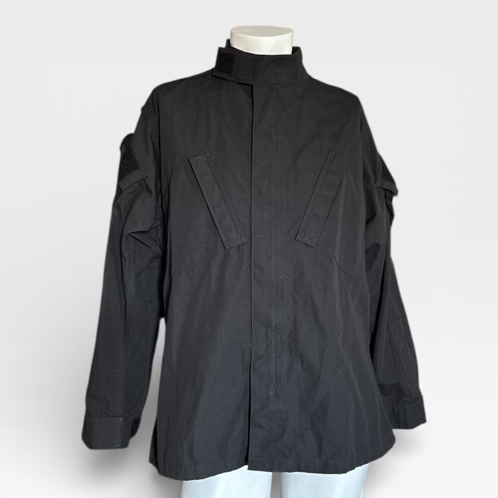TRU-SPEC Rip-Stop Tactical Uniform Shirt Jacket M Diagonal Chest Hand Pockets